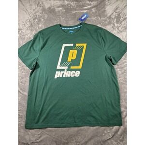 NWT Prince Pickleball Green Short Sleeve Crewneck T Shirt Men's XL